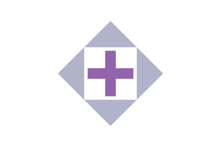 The modern logo and symbol.It can be used for medical and health issues.のイラスト素材