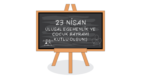 April 23 National Sovereignty and Children's Dayのイラスト素材