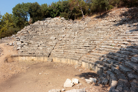 Ruins of the ancient town at Phaselis, Antalya, Turkeyのeditorial素材