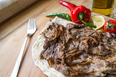 Turkish Traditional Doner Portionの写真素材
