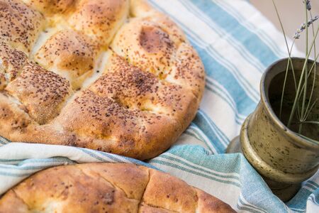 ramazan pidesi / pide / pittaの写真素材