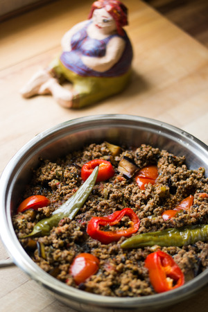 Karniyarik / Turkish Traditional food.の写真素材