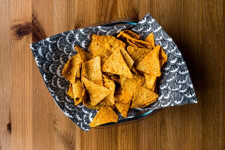 Nachos Chips for party. fast foodの写真素材