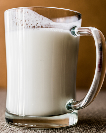 Turkish Drink Ayran or Buttermilk. organic beverageの写真素材