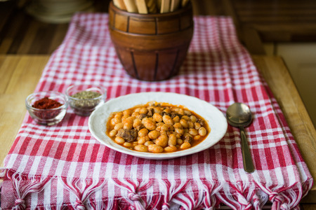 baked beans / dry beansの写真素材