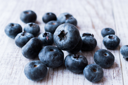 Blueberries / Fresh Raw Organic Berries or Blueberry Ready to Eat.の写真素材