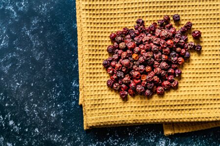 Raw Organic Dried Juniper Berries / Dry Root Berry Seeds. Organic Food.