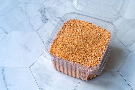 Traditional Handmade Sun-Dried Turkish Tarhana Powder for Soup Plastic Box Container Package. Ready...