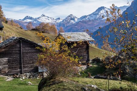 bodma,valais,swissの写真素材