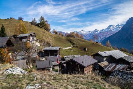 bodma,valais,swissの写真素材