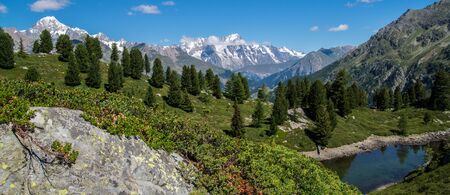 lake of thuilette,la thuile,val d'aoste,italy