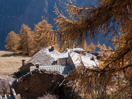 Vallon de la Thuile, Elevaz, Val dÂ´aoste, Italyのeditorial素材