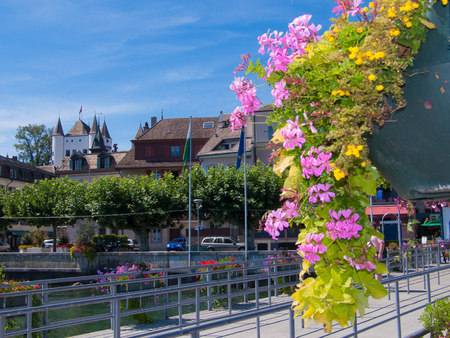 Nyons . Switzerlandの写真素材