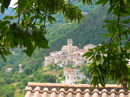 Antraigues Sur Volane,Ardeche,Franceのeditorial素材