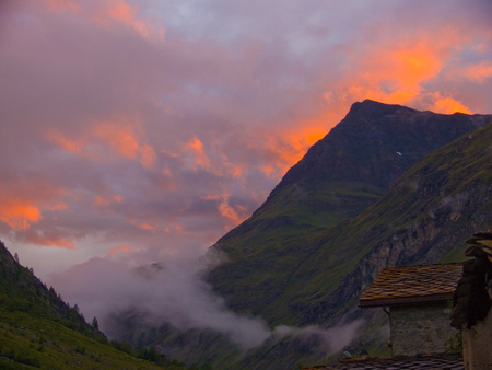 bonneval,savoie,franceの写真素材