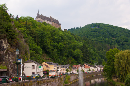 Scenery of Vianden, Luxembourgのeditorial素材