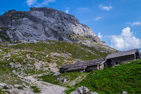 landscape of the French Alpsの写真素材