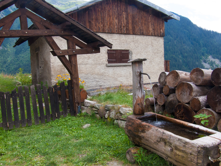 champagny en vanoise,savoie ,franceの写真素材