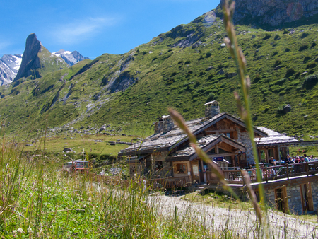 Mountain and nature view at Vanoise National Park in Franceのeditorial素材