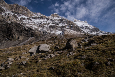 anzeide in gryon in vaud,swissの写真素材