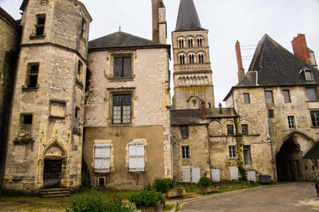 charity on loire in nievre in burgundyの写真素材