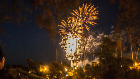 saint martin de re in charente maritime in franceの写真素材