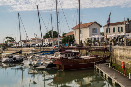 ars en re in charente maritime in franceの写真素材