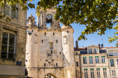 la rochelle in charente maritime in france