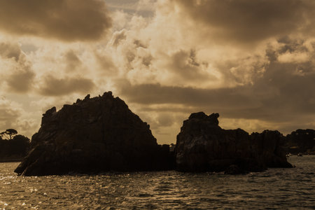 ile of brehat is cote dâ€™amor is france