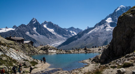 Lake Blanc, Chamonix, Haute Savoie, France
