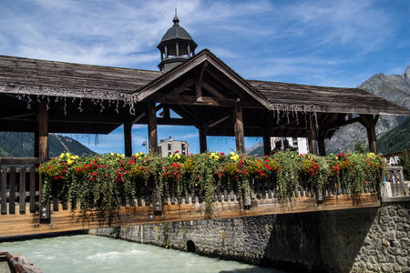Chamonix, Haute Savoie, Franceの写真素材