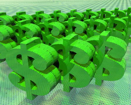 us dollar signの写真素材