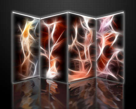 four mood creative backgroundの写真素材