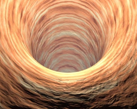 abstract creative techno tunnel backgroundの写真素材