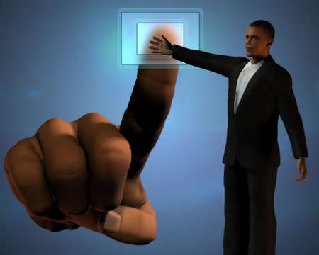 Barack Obama 3d modelのeditorial素材