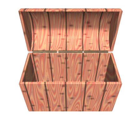 treasure chest isolated on a white background