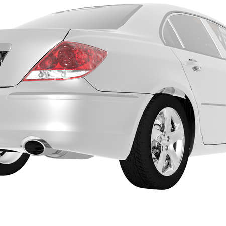 luxury expensive car isolated on a whiteの写真素材