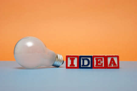 Ideas are a great tool in creating solutions.の写真素材