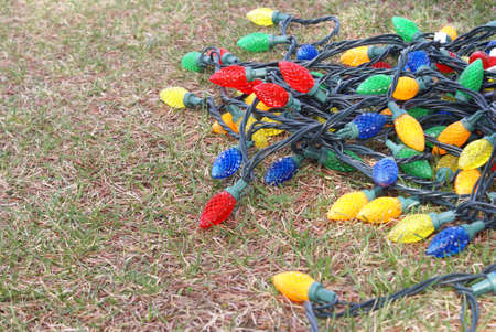 The Christmas lights are coming down for the season.