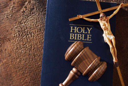 A still life composition representing the message of a divine judgment.