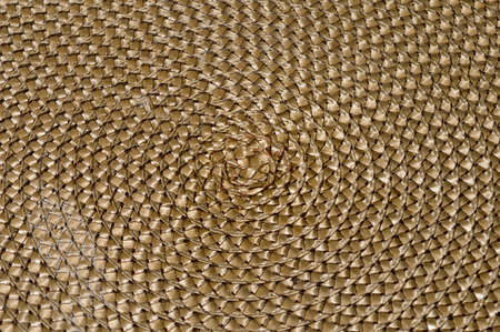 Full frame closeup view of some woven wicker.