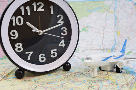 A conceptual image based on the frequent flyer and the timing of departures.