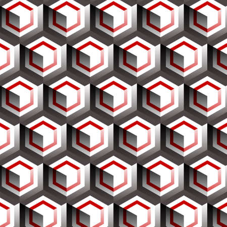 Seamless geometric pattern in modern styleのイラスト素材