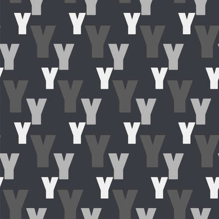 Letter pattern including seamless sample in swatch panelのイラスト素材