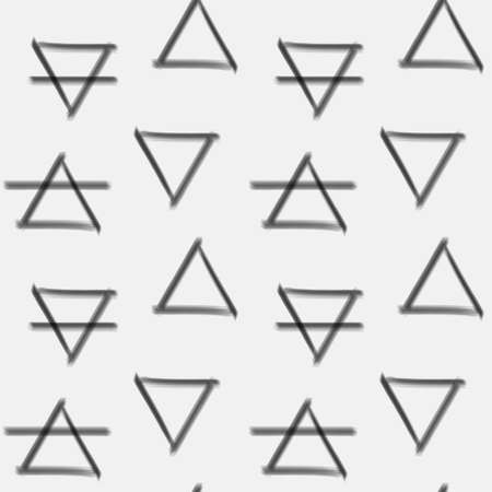 Alchemic simbol pattern including seamless sample in swatch panelのイラスト素材