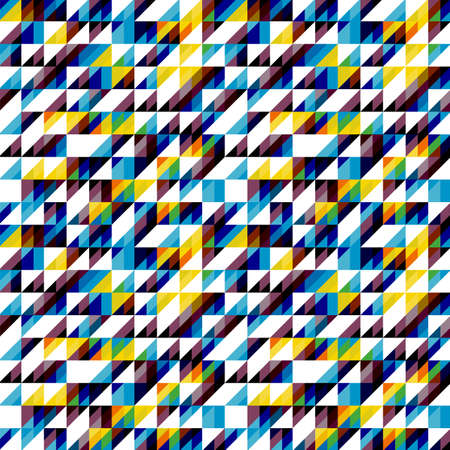 Triangle pattern including seamless sample in swatch panel