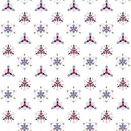 Illustration of pattern of kaleidoscope.