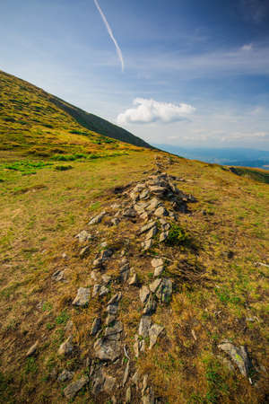 Mountain Goverla, the highest peak of Ukraineの写真素材
