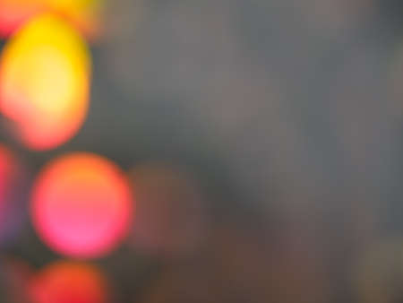 Bright blurry gradient transitions of neon lights, rich color scheme, abstract background, bokeh, space for text.の写真素材