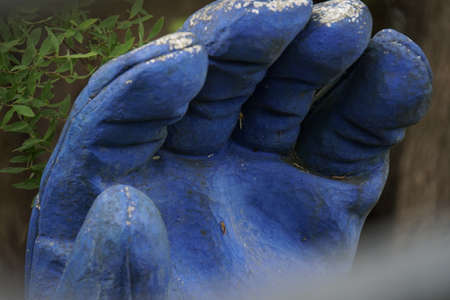 big protective gloveの写真素材